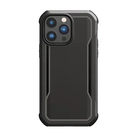 Raptic X-Doria Fort dėklas iPhone 14 Pro Max su Magnetine šarvuota juoda danga