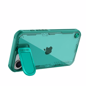 Nillkin Iceblade Prop dėklas telefonui su objektyvo dangteliu ir stovu iPhone 16e - žalias