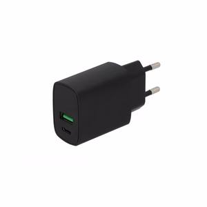 SEEK TOTI 20W Type-C + USB-A tinklo greitasis įkroviklis, juodas