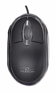 TITANUM TK106 klaviatūra su pele USB juoda