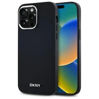 DKNY Paprastas logotipas Magnetinis dėklas telefonui iPhone 14 Pro Max - juodas