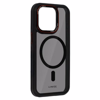 Liavec Hybrid MagSafe dėklas telefonui iPhone 15 Pro Max pilkas