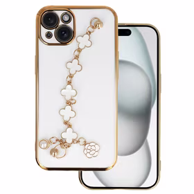 Dėklas telefonui Iphone 15 Plus dizainas 3 baltas