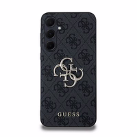 Guess 4G Big Metal Logo dėklas telefonui Samsung Galaxy A35 - juodas