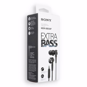 Laidinės ausinės Jack 3,5 mm Sony MDR-XB55APB juodos