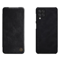 Nillkin Qin odinis dėklas Samsung Galaxy A22 4G juodas