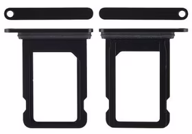 SIM kortelės laikiklis skirtas iPhone 12 mini Black originalus (used Grade A)