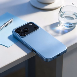 Dėklas, skirtas iPhone 18 Pro / 17 Pro: Silicone, spalva – šviesiai mėlyna