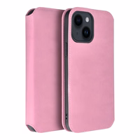 Dėklas telefonui (dviejų kišenių) IPHONE 16 Plus - rožinis