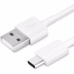Samsung EP-DG970BWE USB-A – USB-C kabelis 1.5m (OOB didmeninė – pakaitinė pakuotė) – baltas