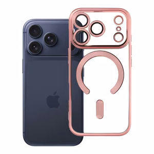 „Electro Mag Cover“ dėklas, skirtas „iPhone 17 Pro / 18 Pro“, suderinamas su „MagSafe“ – rausvo aukso spalvos