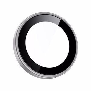 Benks grūdintas stiklas DR Sapphire Lens Protector kamerai iPhone 17 Pro/17 Pro Max (3 lęšiai) sidabrinis