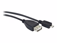 Lanberg USB Micro-B M / USB-A F 2.0 laidas