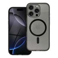 CLEAR MAG COVER dėklas telefonui su kameros apsauga, suderinamas su Magnetiniu SAMSUNG S26 Edge rožinis blizgantis