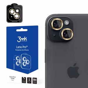 Apple iPhone 15 Plus - 3mk Objektyvo apsauga Pro geltona