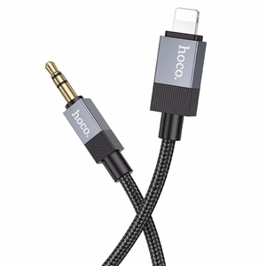 Audio adapteris Hoco (UPA32A) lightning į 3,5mm(p) juodas (1M)