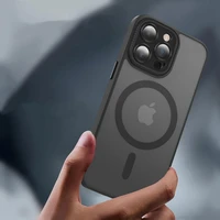 Tech-Protect MagMat Cam+ Magnetinis dėklas telefonui iPhone 15 - matinė juoda