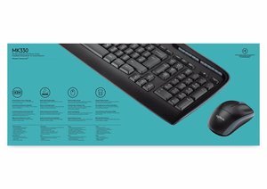 Logitech belaidis rinkinys MK330