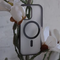 Liavec minkštas dėklas skirtas Iphone 17 pilkas