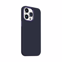 Crong Color Cover LUX Magnetic - iPhone 15 Pro MagSafe dėklas (Navy mėlynas)