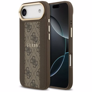 GUESS dėklas telefonui IPHONE 17 Air su MagSafe suderintas - rudas