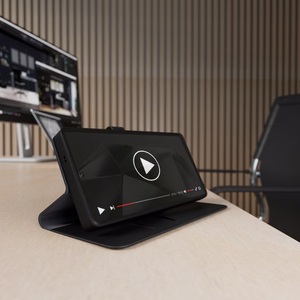 Puro atverčiamas dėklas su pinigine Samsung Galaxy S25 Ultra - juodas