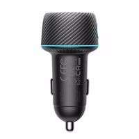 Automobilinis įkroviklis Joyroom "JR-CCN01" juodas 60W (1xPD / 1xQC3.0 / with LED Lighting)