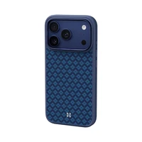 "Benks" magnetinis šarvas "Pro Armor Grid Kevlar Case Metal Frame 600D (YB70) for Iphone 17 Pro Max blue