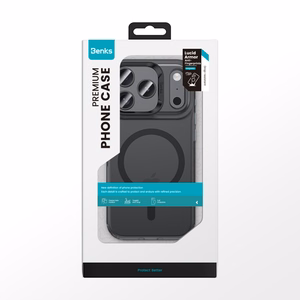 Benks Magnetinis Lucid Armor dėklas (0067) Iphone 17 juodas (Kameros valdymo mygtukas)
