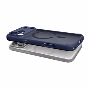 Spigen Ultra Hybrid MagSafe dėklas iPhone 18 Pro / 17 Pro, tamsiai mėlynas