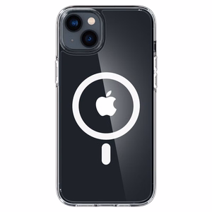 Spigen Ultra Hybrid Magnetinis dėklas su MagSafe iPhone 14 - skaidrus/baltas