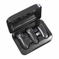 "Devia" mikrofonas "Smartfon Kintone Lightning" belaidis 2in1 juodas