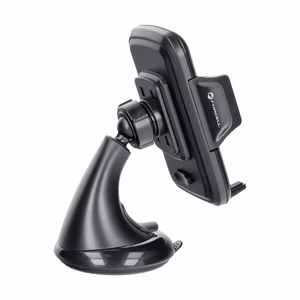 FORCELL F-GRIP Carbon HT1 automobilio laikiklis priekinio stiklo / prietaisų skydelio juodas