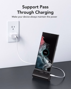 VEGER išorinė baterija 5000 mAh su įmontuotu jungtimi Type C PlugOn PD QC3.0 3A 20W W0558 juoda