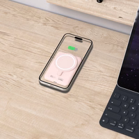 Tech-Protect LifeMag PB10 išorinė baterija su MagSafe 5000mAh 15W USB-C jungtimi - rožinė + USB-C kabelis