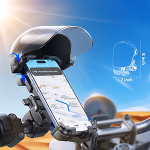 Joyroom JR-ZS526 dviračio laikiklis su saulės skydeliu automatinis juodas