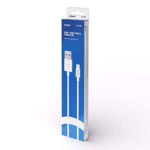 Кабель Savio CL-125 USB 2.0 USB-A - USB-C 1м, белый