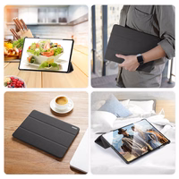 Dux Ducis Domo dėklas Huawei MatePad Pro 11'' (2022) išmanus dangtelis su stovu - juodas