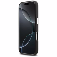 BMW Sign visiškai dengiantis metalinis magnetinis dėklas telefonui iPhone 17 Pro - juodas