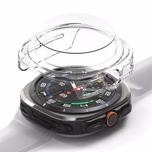 Ringke Slim ir grūdinto stiklo dėklas + stiklo rinkinys Samsung Galaxy Watch Ultra 47mm - skaidrus