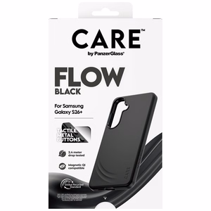 CARE by PanzerGlass Flow juodas Qi dėklas Samsung Galaxy S26+ - juodas