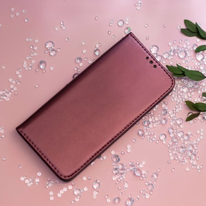 „Smart Magnetic“ dėklas, skirtas Xiaomi Redmi Note 17 Pro Max 5G (Global), bordo