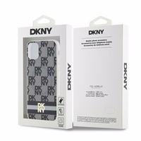 DKNY IML languoto Mono rašto ir spausdintų juostų magnetinis dėklas telefonui iPhone 11 / Xr - juodas