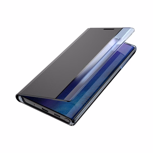 Sleep Case knygos tipo dėklas su išmaniu langu iPhone 13 mini mėlynas