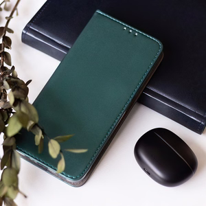 Smart Magnetic dėklas Xiaomi 17T, tamsiai žalias