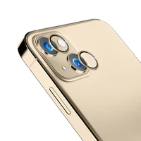 Kameros stiklas iPhone 14 9H 3mk objektyvo apsaugai Pro serijos objektyvas - auksinis