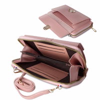 Megztas krepšys telefonui GCW06 rožinis