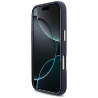 KARL LAGERFELD case for IPHONE 17 Pro Max compatible with MagSafe KLHMP17X5PGFKHGB (PU FW W/ KHead Logo) blue