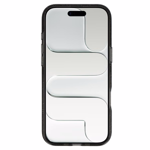 Blizgantis magnetinis dėklas telefonui Iphone 17 Air, juodas, permatomas