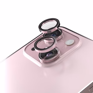 Etteri kameros lęšio apsauga iPhone 15 / 15 Plus rožinė